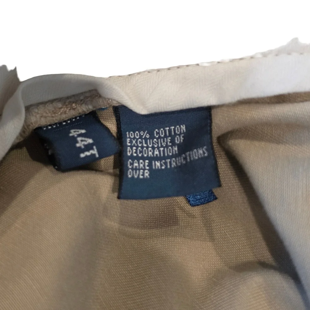 VTG Polo Ralph Lauren Mens Chino Shorts Tan Khaki Classic Fit 44T INK SPOTS